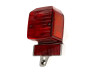 Taillight Puch Maxi / Pearly style big model with brake light chrome thumb extra